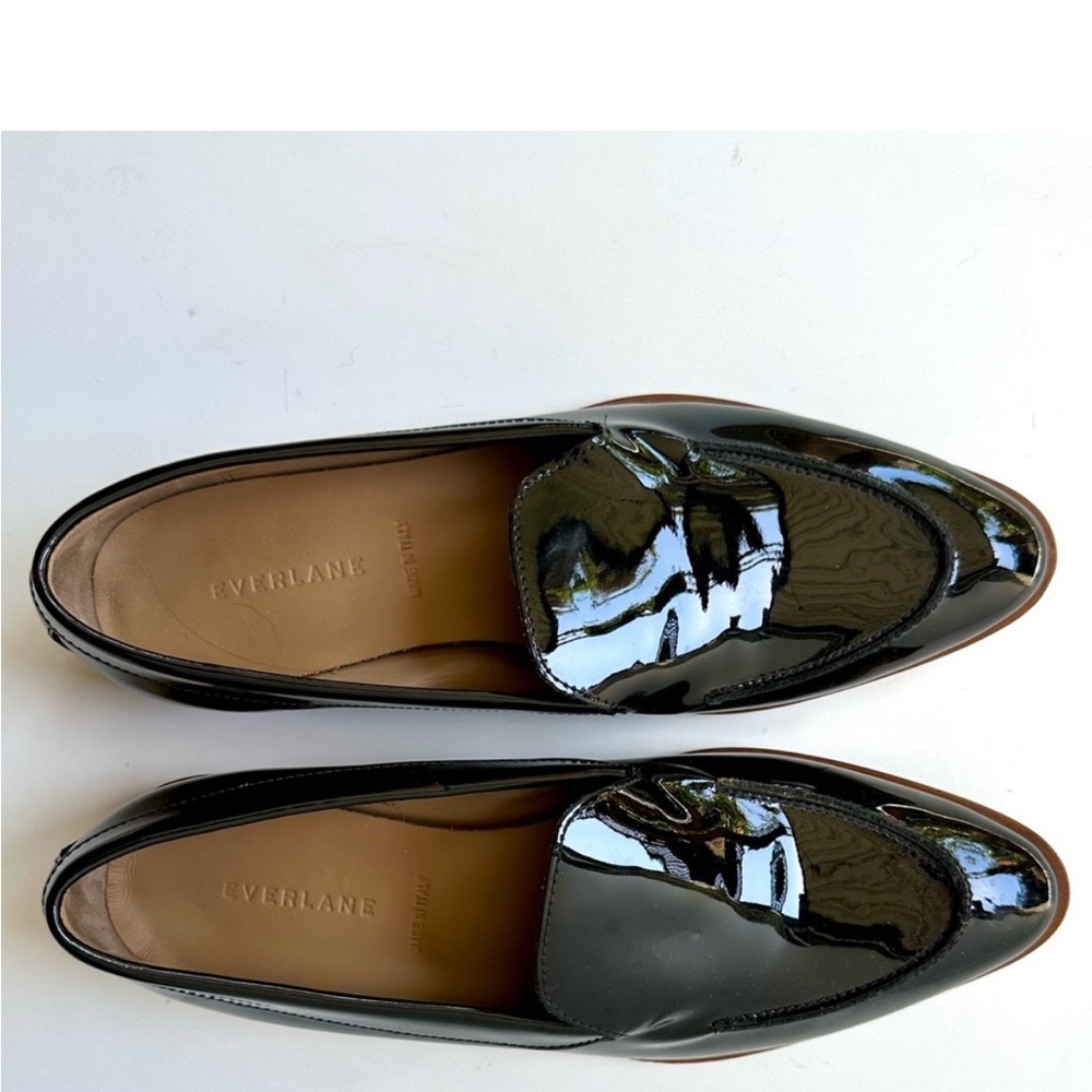 NEW Everlane The Modern Loafer in Black Patent Leather, Oxfords, size 10 - Picture 6 of 13